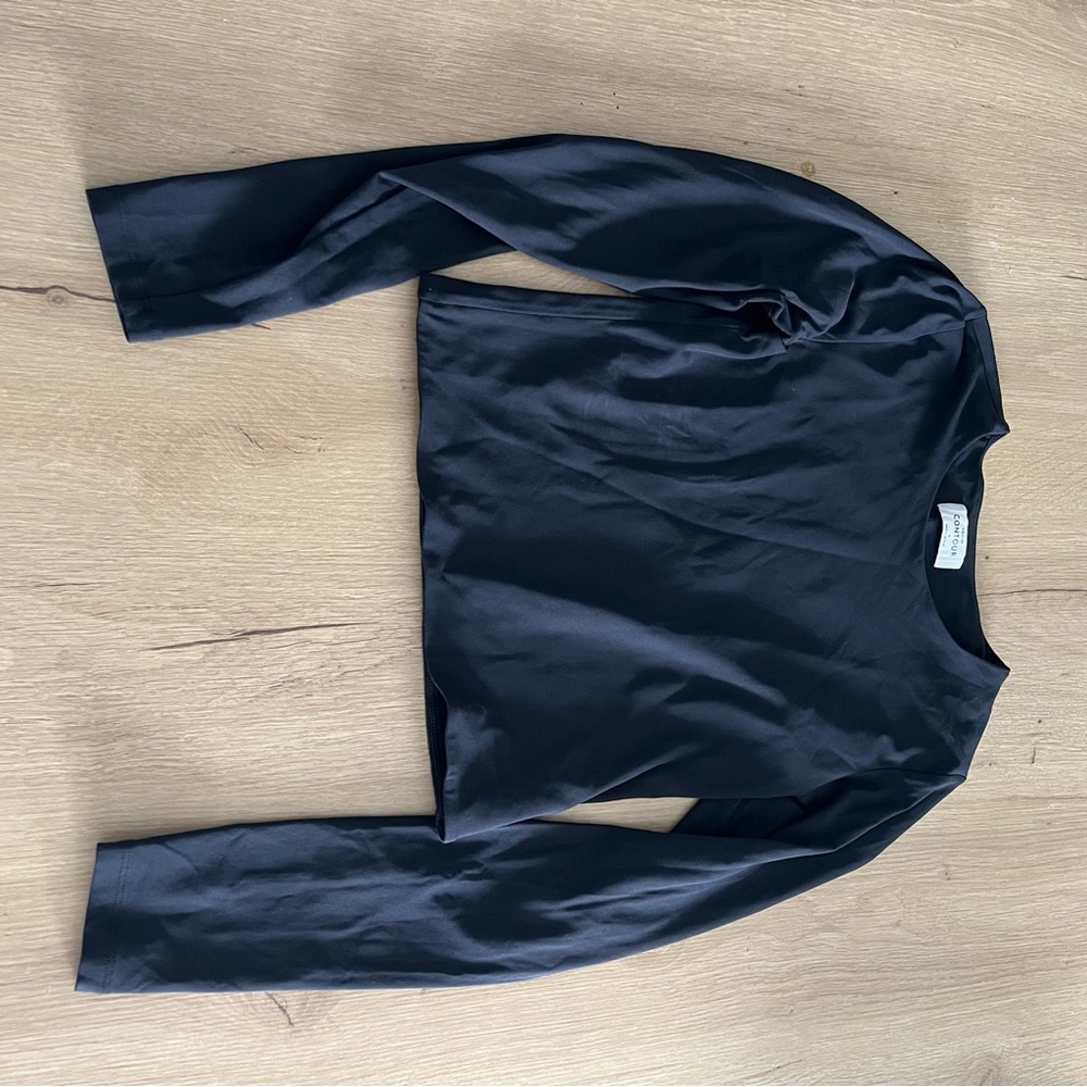 Babaton Black Crewneck Top